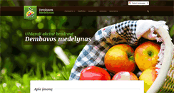 Desktop Screenshot of medelynas.com